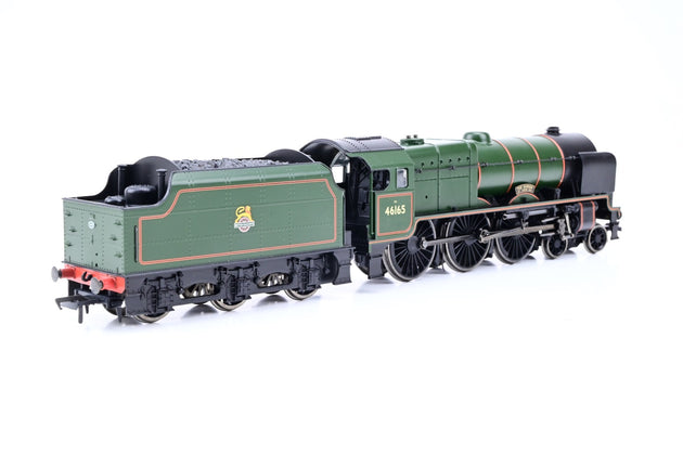 Bachmann OO Gauge 31-284 BR Green Early Emblem 4-6-0 Royal Scot Class 6P w/ Parallel Boiler No.46165 'The Rangers (12th London Regiment)' - Boxed