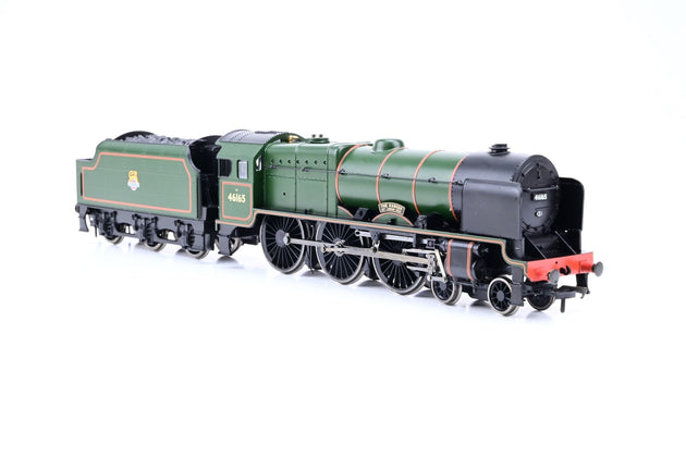 Bachmann OO Gauge 31-284 BR Green Early Emblem 4-6-0 Royal Scot Class 6P w/ Parallel Boiler No.46165 'The Rangers (12th London Regiment)' - Boxed