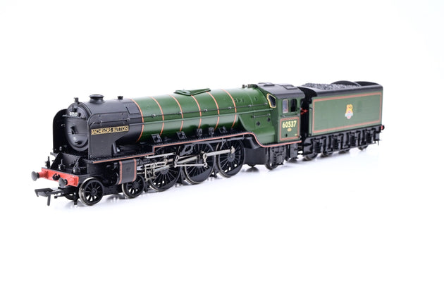 Bachmann OO Gauge 31-526 Class A2 Locomotive BR Green Early Emblem No.60537 'Bachelors Button' - Boxed