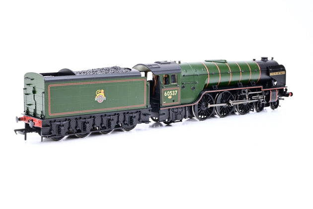 Bachmann OO Gauge 31-526 Class A2 Locomotive BR Green Early Emblem No.60537 'Bachelors Button' - Boxed