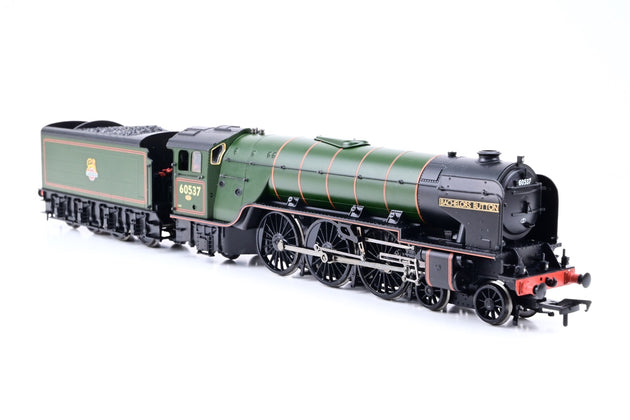 Bachmann OO Gauge 31-526 Class A2 Locomotive BR Green Early Emblem No.60537 'Bachelors Button' - Boxed
