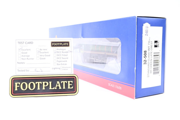 Bachmann OO Gauge 32-508 Standard Class 5MT BR Green Late Crest No.73049 - Boxed