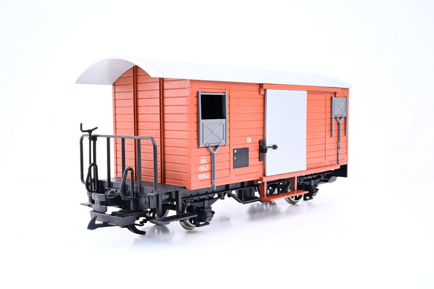 LGB G Gauge 4027 Bauxite MOB Box Van Unnumbered - Unboxed