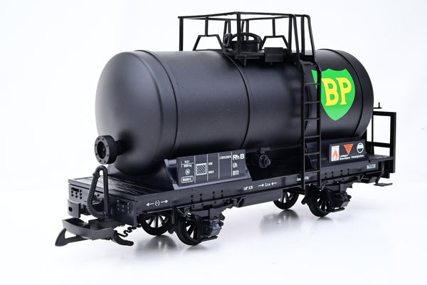 LGB G Gauge 4040B BP RhB Tank Wagon w/ Brake Plaform No.8111 - Boxed