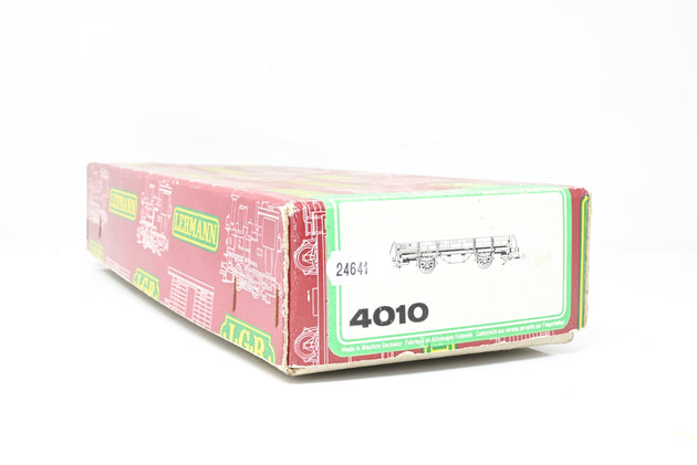 LGB G Gauge 4010 Green 4-Wheel Low-Sided Open Wagon No.4010 X05 - Boxed