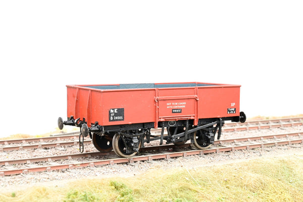 Kit Built O Gauge BR Bauxite 12T Steel Open Merchendise Wagon No.B24005 - Unboxed