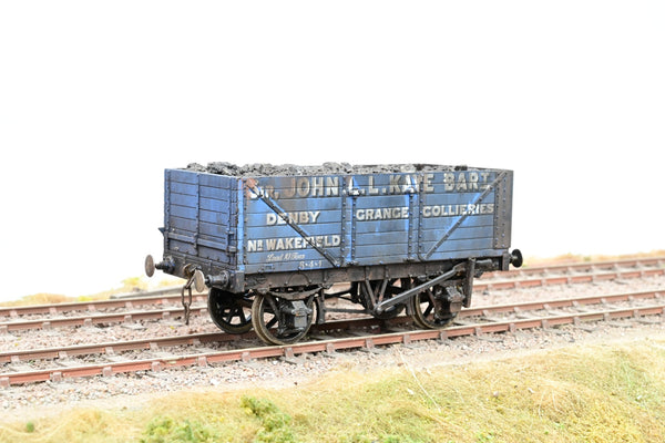 Kit Built O Gauge 'Sir John L L Kaye Bart' 7-Plank Open Wagon - Weathered, Unboxed