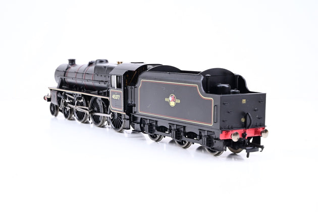 Hornby OO Gauge R2895XS BR Black 5 Lined Black Late Crest No.45377 - DCC Sound, Boxed