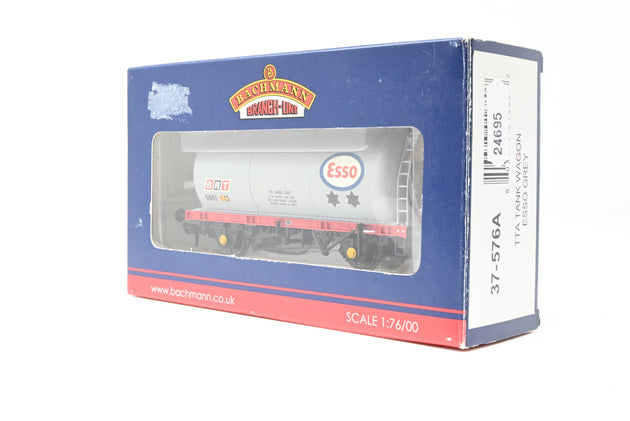 Bachmann OO Gauge 37-576A TTA Tank Wagon Esso Grey No.5961 - Boxed