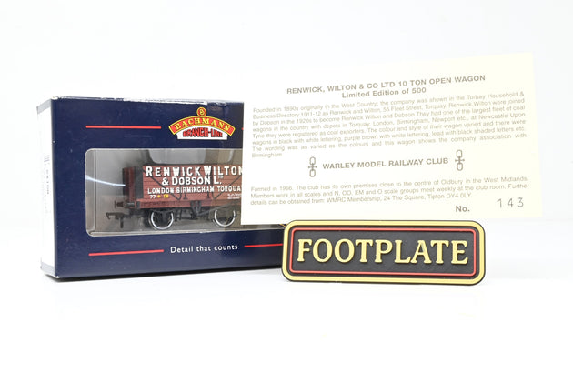 Bachmann OO Gauge 37-080V 7 Plank Wagon 'Redwick Wilton & Dobson' No.77 - Boxed