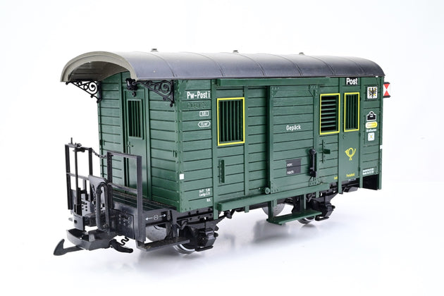 LGB G Gauge 32190 4 Wheel Post Van w/ Working Tail Lights - Boxed