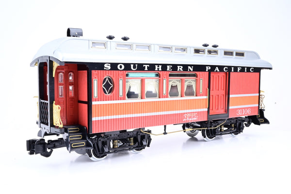 Railway Express Agency G Gauge 31106 Southern Pacific Combine Car - Boxed
