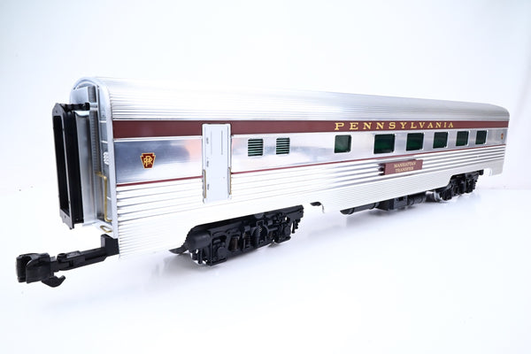 Aristocraft G Gauge Streamlined Pasenger Car Pennsylvannia RR 'Manhattan Transfer' - Boxed