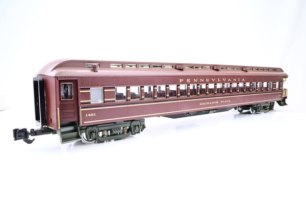 Aristocraft G Gauge 31501 Pennsylvania RR Dining Car 'Exchange Place' No.1401 - Boxed