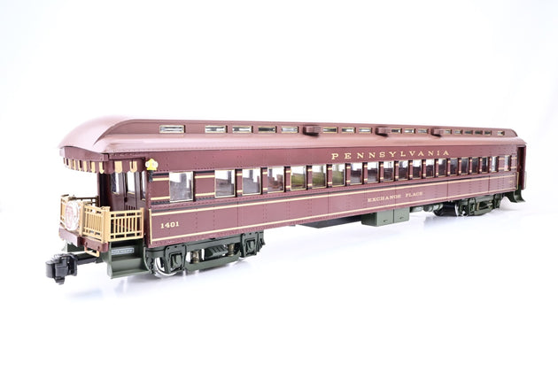 Aristocraft G Gauge 31501 Pennsylvania RR Dining Car 'Exchange Place' No.1401 - Boxed