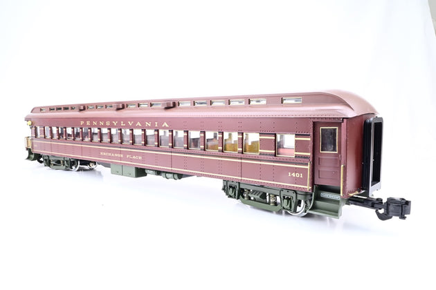 Aristocraft G Gauge 31501 Pennsylvania RR Dining Car 'Exchange Place' No.1401 - Boxed