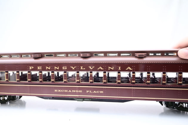 Aristocraft G Gauge 31501 Pennsylvania RR Dining Car 'Exchange Place' No.1401 - Boxed