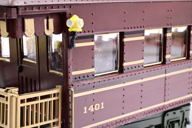 Aristocraft G Gauge 31501 Pennsylvania RR Dining Car 'Exchange Place' No.1401 - Boxed