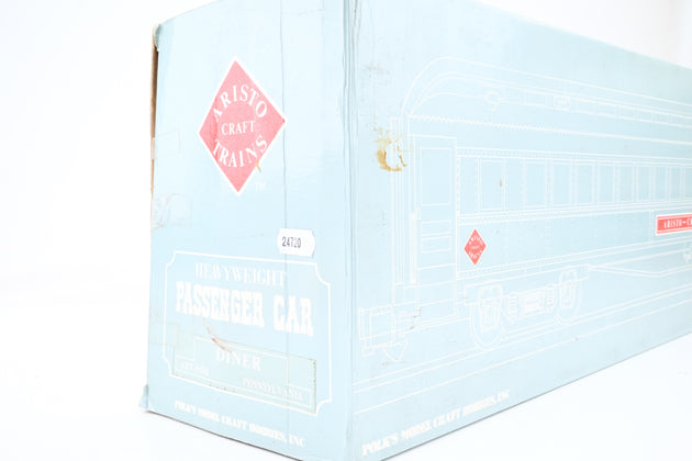 Aristocraft G Gauge 31501 Pennsylvania RR Dining Car 'Exchange Place' No.1401 - Boxed