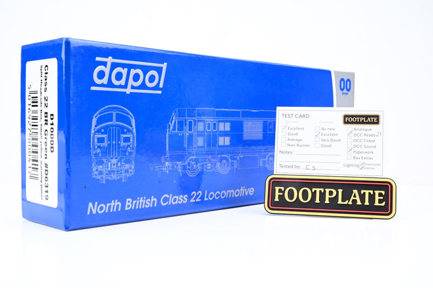 Dapol OO Gauge D1000D Class 22 BR Green No.D6319 - Boxed