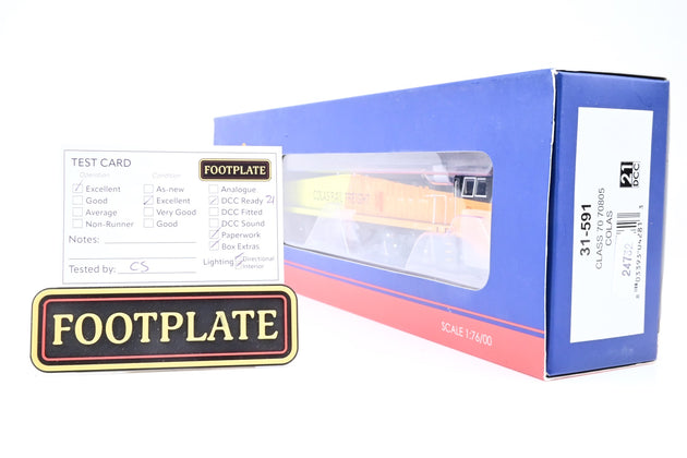 Bachmann OO Gauge 31-591 Colas Rail Class 70 No.70805 - Boxed