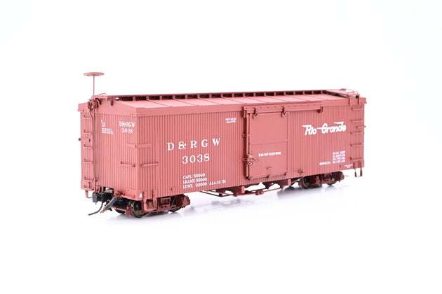 AMS On30 AM52-0163 Box Car D&RGW Flying Grande No.3038 - Boxed