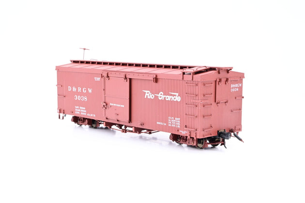 AMS On30 AM52-0163 Box Car D&RGW Flying Grande No.3038 - Boxed