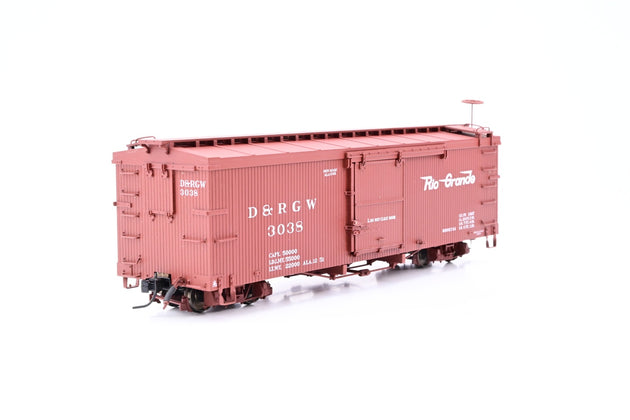 AMS On30 AM52-0163 Box Car D&RGW Flying Grande No.3038 - Boxed