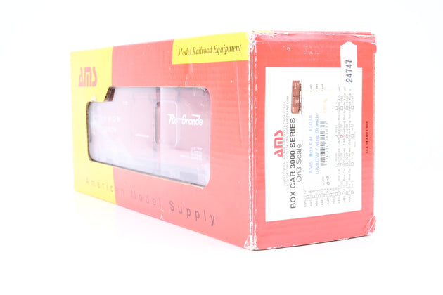 AMS On30 AM52-0163 Box Car D&RGW Flying Grande No.3038 - Boxed