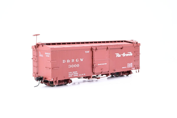 AMS On30 AM52-0163 Box Car D&RGW Flying Grande No.3000 - Boxed