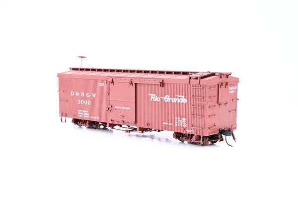 AMS On30 AM52-0163 Box Car D&RGW Flying Grande No.3000 - Boxed