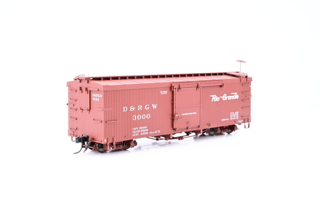 AMS On30 AM52-0163 Box Car D&RGW Flying Grande No.3000 - Boxed