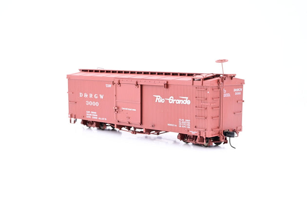 AMS On30 AM52-0163 Box Car D&RGW Flying Grande No.3000 - Boxed