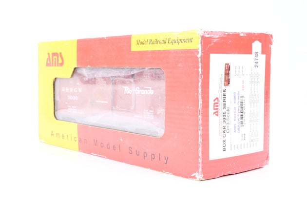 AMS On30 AM52-0163 Box Car D&RGW Flying Grande No.3000 - Boxed