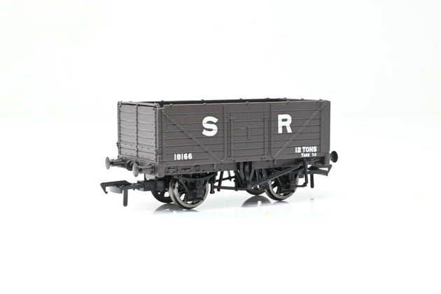 Bachmann OO Gauge 37-090 SR Brown 7-Plank Open Wagon No.18166 - Boxed