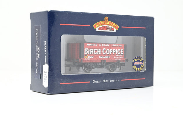 Bachmann OO Gauge 37-104 'Birch Coppice' 7-Plank Open Wagon No.927 - Boxed