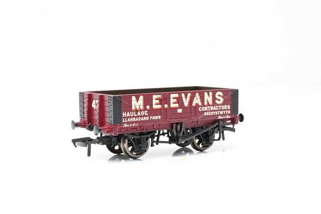Bachmann OO Gauge 37-2017K 'M.E. Evans' 5-Plank Open Wagon No.47 - Boxed