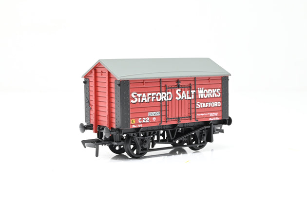Bachmann OO Gauge 33-181A 'Stafford Salt Works' 10T Covered Salt Wagon No.C22 - Boxed
