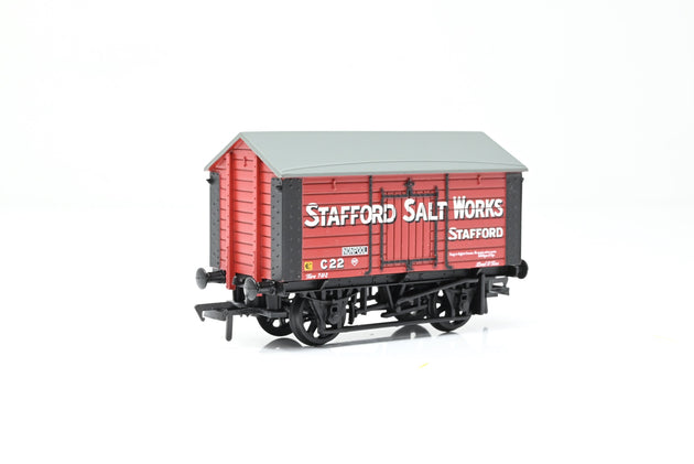 Bachmann OO Gauge 33-181A 'Stafford Salt Works' 10T Covered Salt Wagon No.C22 - Boxed