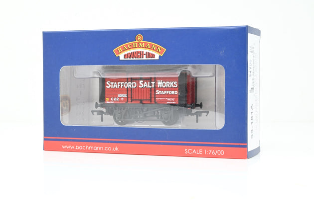 Bachmann OO Gauge 33-181A 'Stafford Salt Works' 10T Covered Salt Wagon No.C22 - Boxed