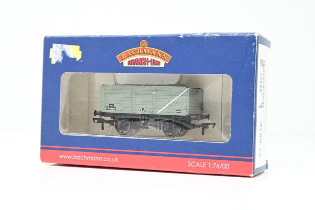 Bachmann OO Gauge 37-081E BR Grey 7-Plank Open Wagon No.P45129 - Boxed