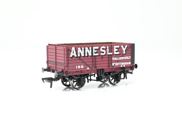Bachmann OO Gauge 37-080Z 'Annesley' 7-Plank Open Wagon No.195 - Boxed