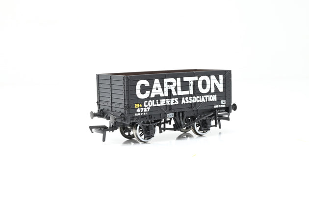 Bachmann OO Gauge 37-125 'Carlton Collieries Association' 8-Plank Open Wagon No.4727 - Boxed