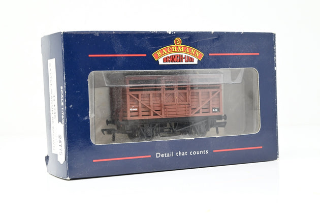 Bachmann OO Gauge 33-650C BR Brown 12T Cattle Wagon No.M14400 - Boxed