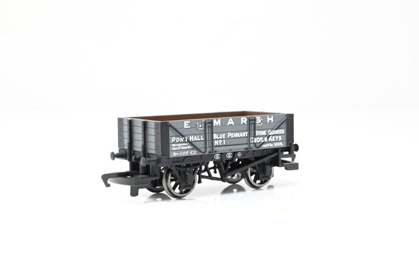 Hornby OO Gauge R6667 'E. Marsh' 4-Plank Open Wagon No.1 - Boxed