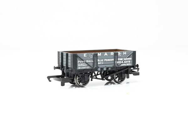 Hornby OO Gauge R6667 'E. Marsh' 4-Plank Open Wagon No.1 - Boxed