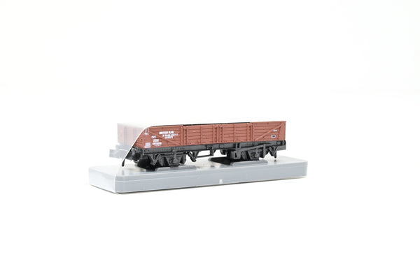 Peco N Gauge NR-7E BR Bauxite 15ft Ferry Tube Wagon No.DB733233 - Boxed