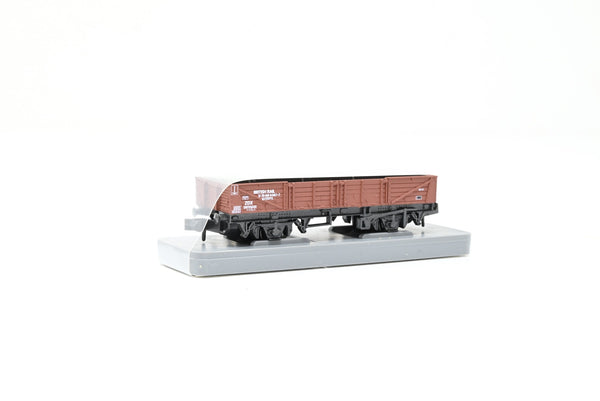 Peco N Gauge NR-7E BR Bauxite 15ft Ferry Tube Wagon No.DB733233 - Boxed