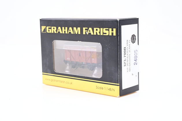 Graham Farish N Gauge 373-700B BR Bauxite 12T Ventilated Goods Van No.B756303 - Boxed