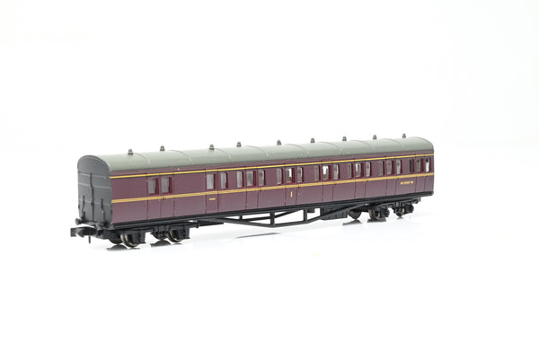 Dapol N Gauge 2P-003-016 BR Maroon Collett B Set Coach Twin Pack No.W6969W & W6940W - Boxed